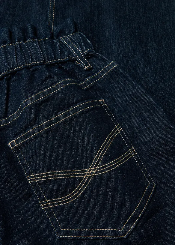 Jean paper bag taille haute, jambes larges, bonprix