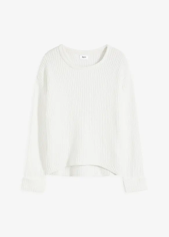 Pull oversize en maille chenille toute douce, bonprix