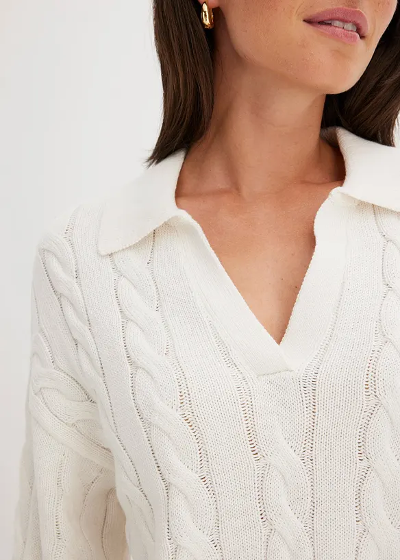 Pull oversize doux contenant du cachemire, bonprix