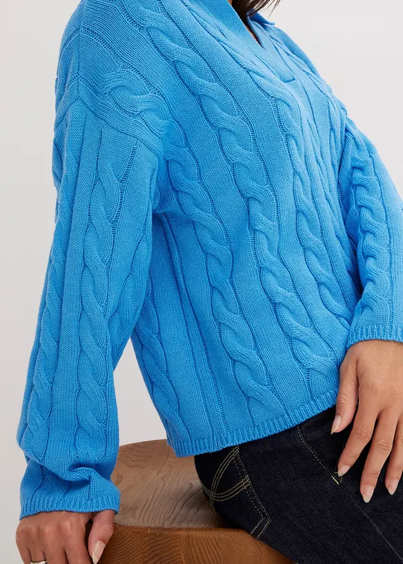 Pull oversize doux contenant du cachemire, bonprix