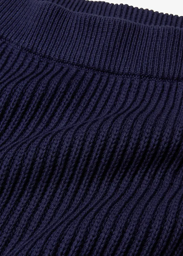 Jupe en maille 100% coton, bonprix