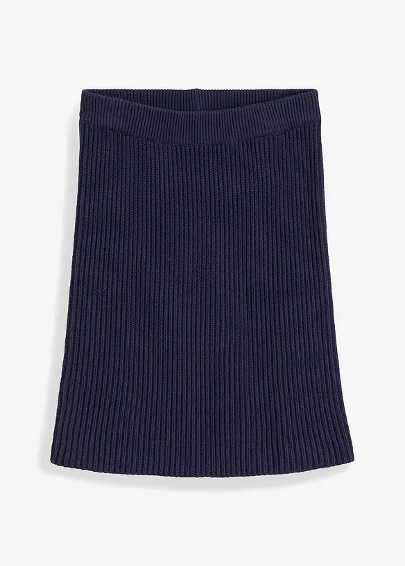 Jupe en maille 100% coton, bonprix