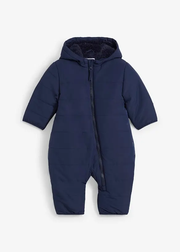 Combinaison imperméable et rembourrée avec doublure en polaire peluche, bonprix