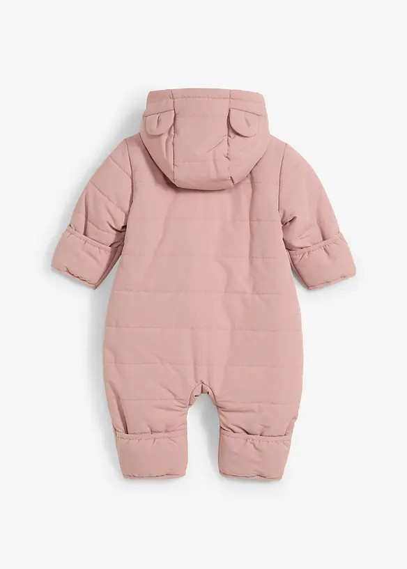 Combinaison imperméable et rembourrée avec doublure en polaire peluche, bonprix