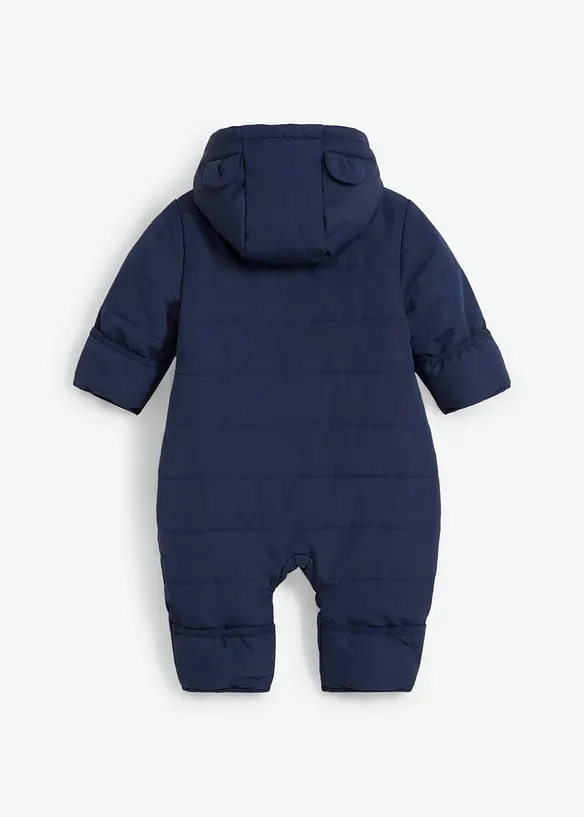 Combinaison imperméable et rembourrée avec doublure en polaire peluche, bonprix
