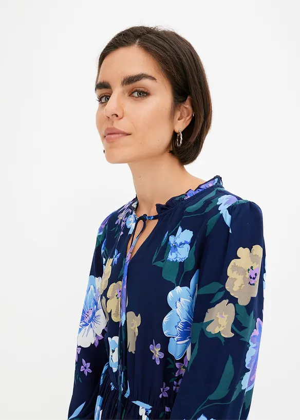 Robe midi en viscose fluide, bonprix