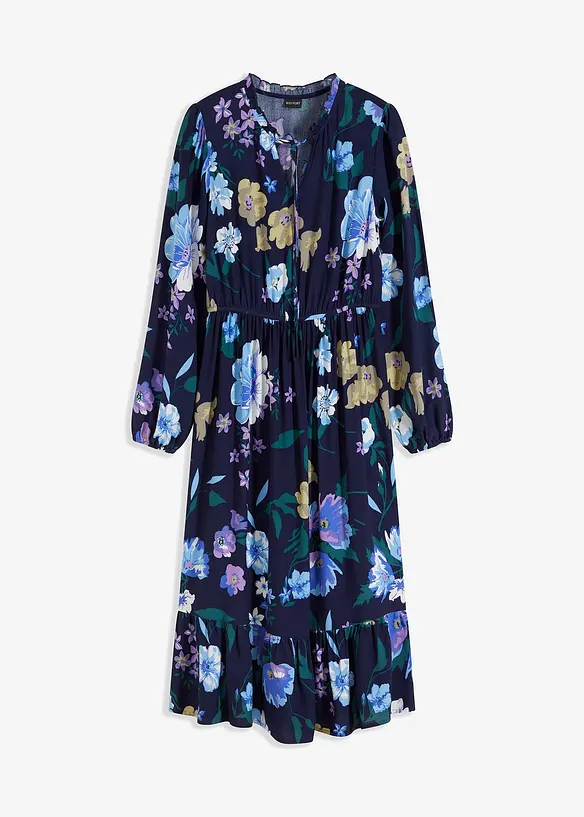 Robe midi en viscose fluide, bonprix