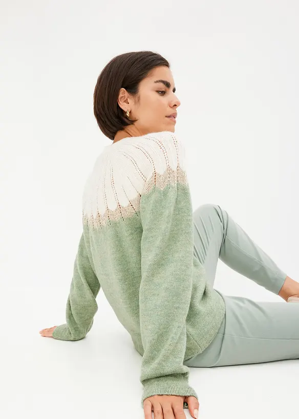 Pull ajouré, bonprix