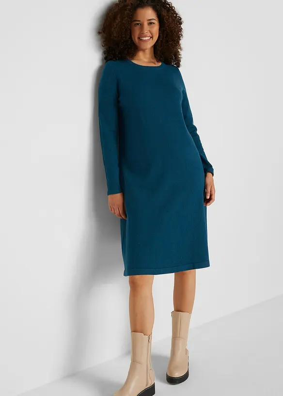 Robe pull en coton majoritaire, bonprix