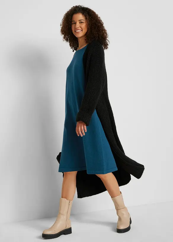 Robe pull en coton majoritaire, bonprix