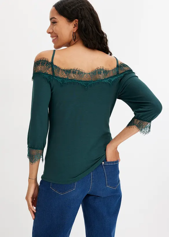 Haut &agrave; dentelle, bonprix