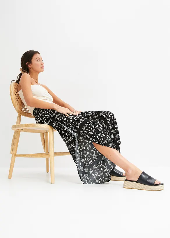 Pantalon paréo fendu sur les côtés, bonprix