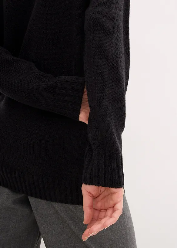 Pull de Noël avec sequins réversibles, bonprix