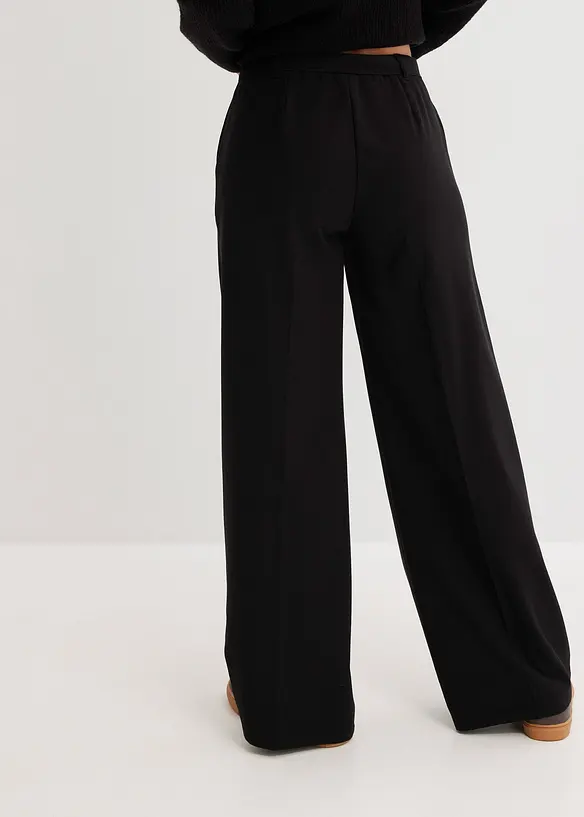 Pantalon à pinces en viscose mélangée, bonprix