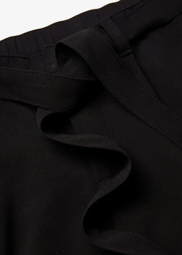 Pantalon à pinces en viscose mélangée, bonprix