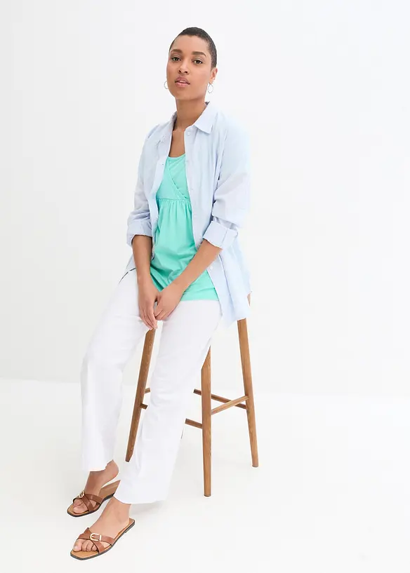 Lot de 2 T-shirts de grossesse et d'allaitement, bonprix