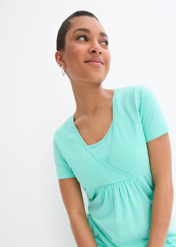 Lot de 2 T-shirts de grossesse et d'allaitement, bonprix