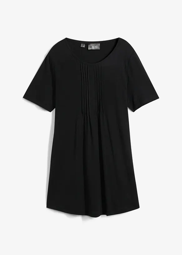 T-shirt évasé, manches courtes, bonprix