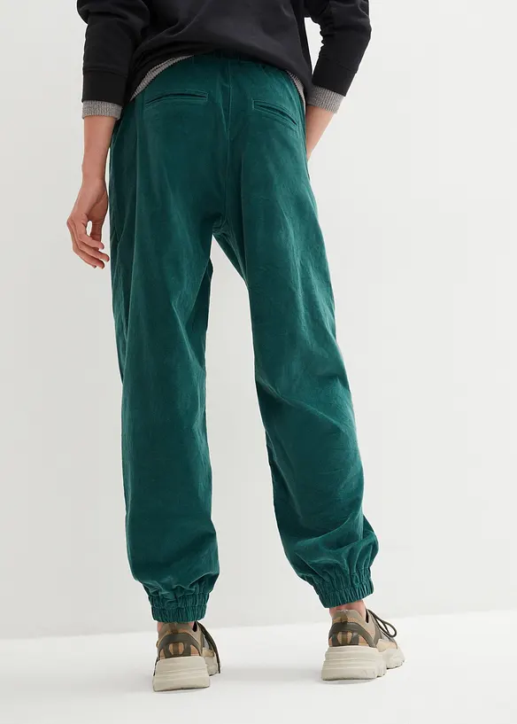 Pantalon en velours côtelé, coton extensible, bonprix