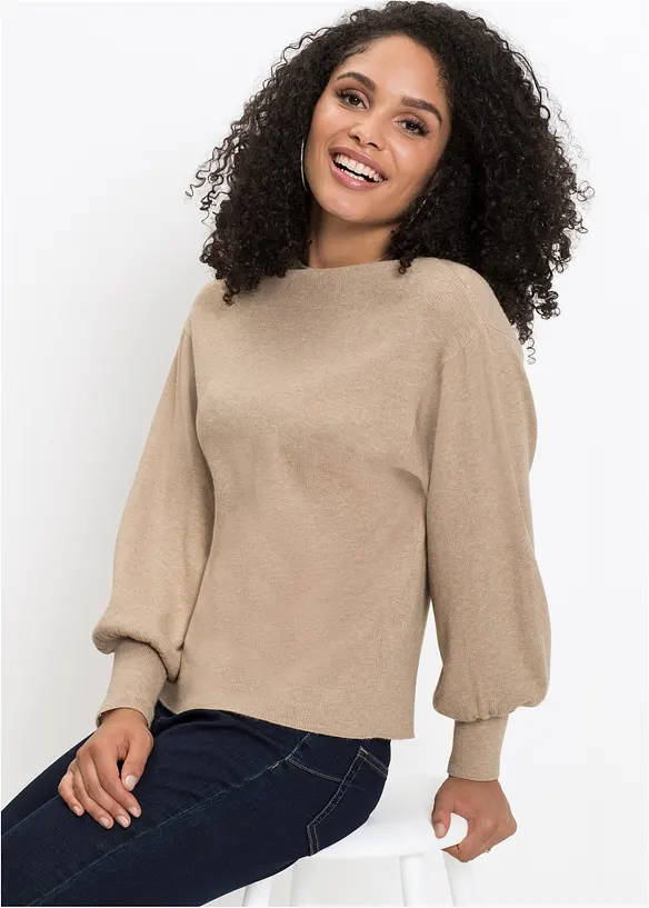 Pull oversize en viscose majoritaire, bonprix
