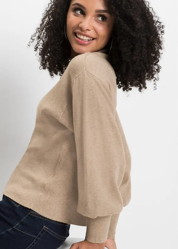 Pull oversize en viscose majoritaire, bonprix