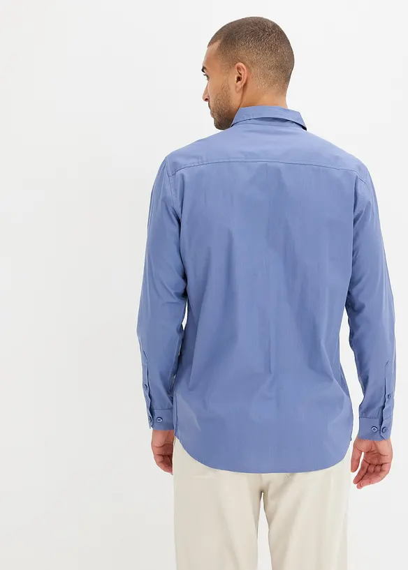 Chemise manches longues 100% coton, bonprix