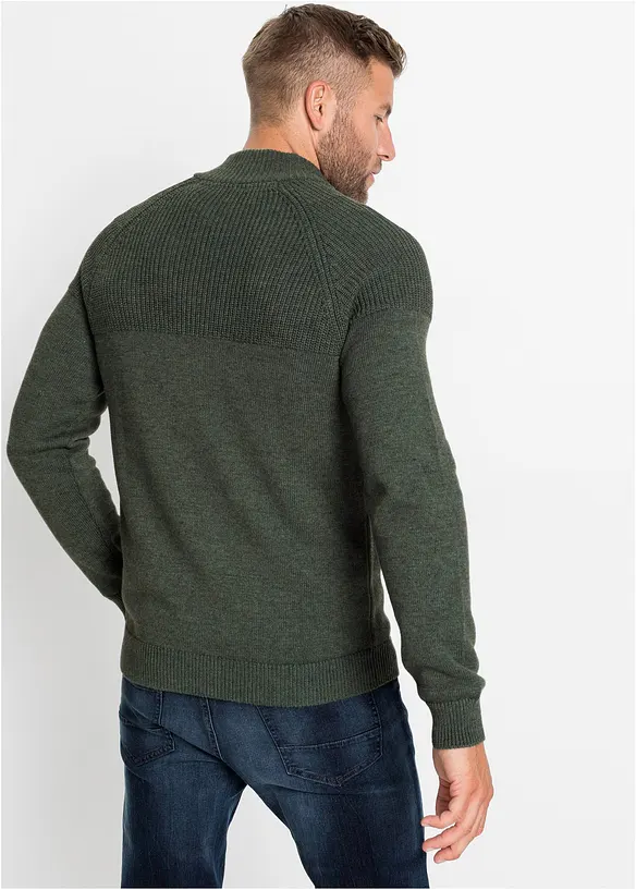 Pull camionneur doux en coton mélangé, bonprix