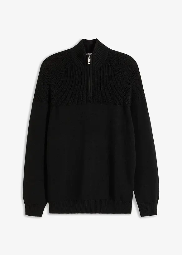 Pull camionneur doux en coton mélangé, bonprix