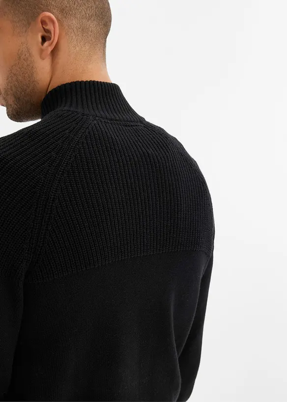 Pull camionneur doux en coton mélangé, bonprix