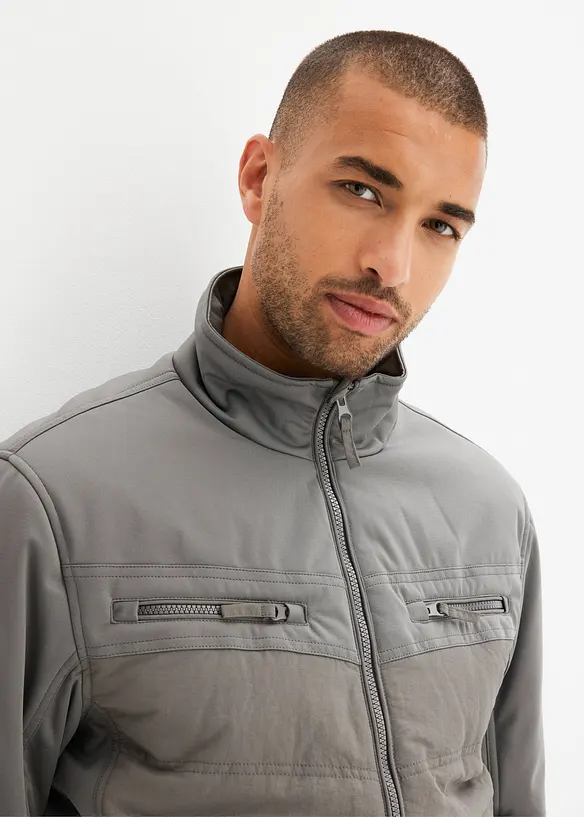 Blouson rembourré pour l'hiver en softshell, bonprix