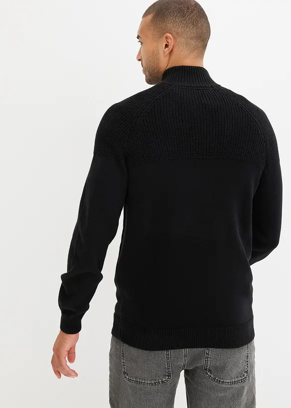 Pull camionneur doux en coton mélangé, bonprix