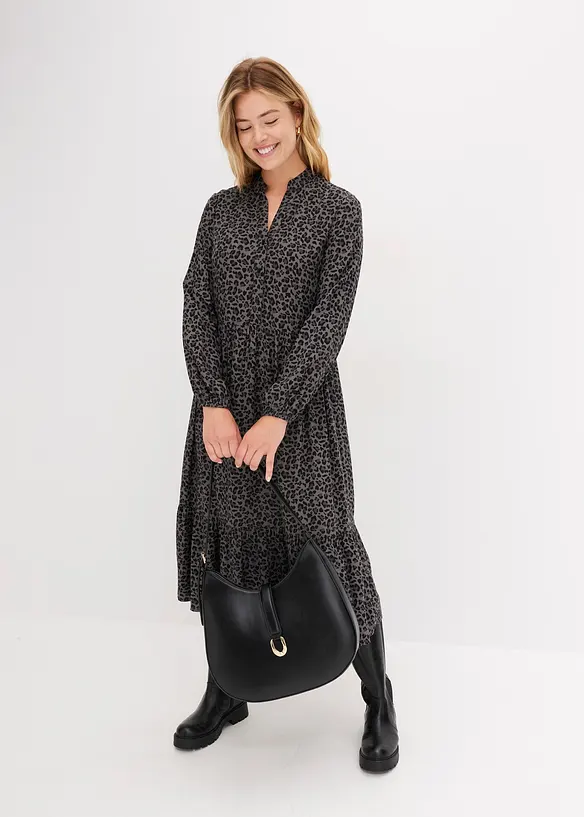 Robe midi en viscose, bonprix