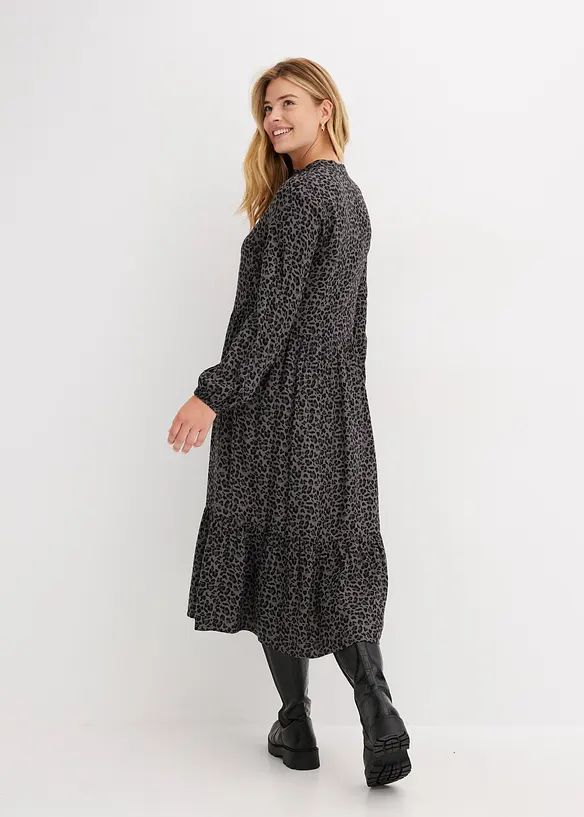 Robe midi en viscose, bonprix