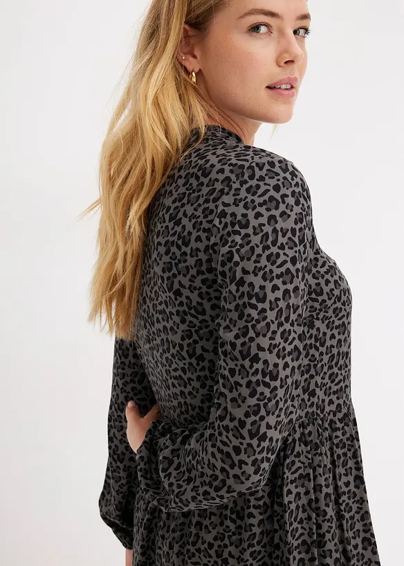 Robe midi en viscose, bonprix