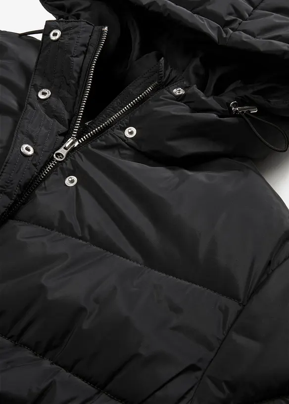 Doudoune longue à capuche, bonprix