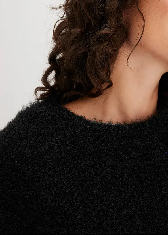 Pull oversize en fil moelleux, bonprix