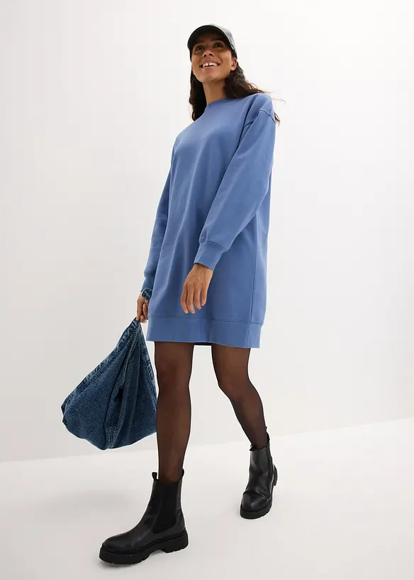 Robe oversize en molleton, bonprix