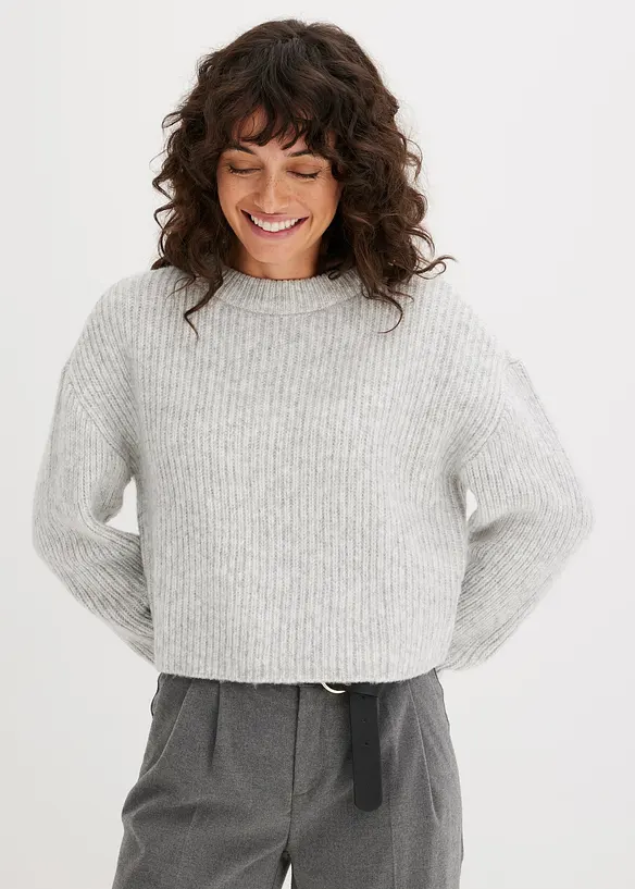 Pull doux en grosse maille, bonprix