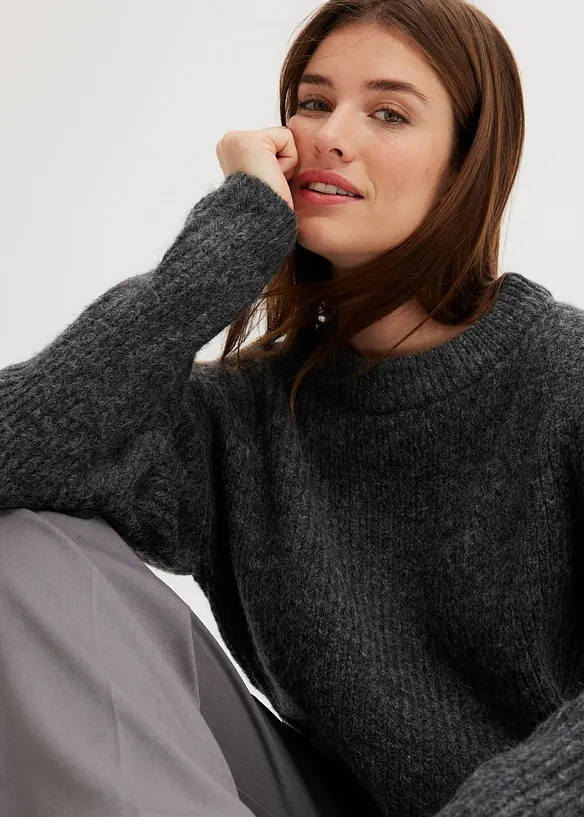 Pull doux en grosse maille, bonprix