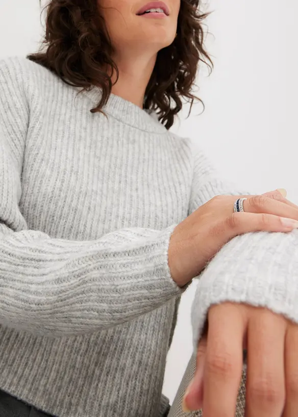 Pull doux en grosse maille, bonprix