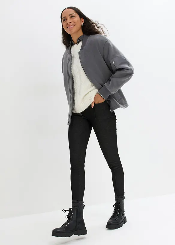 Legging chaud et douillet, aspect jean, bonprix