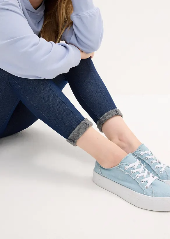 Legging chaud et douillet, aspect jean, bonprix