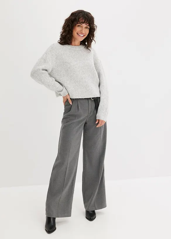 Pull doux en grosse maille, bonprix