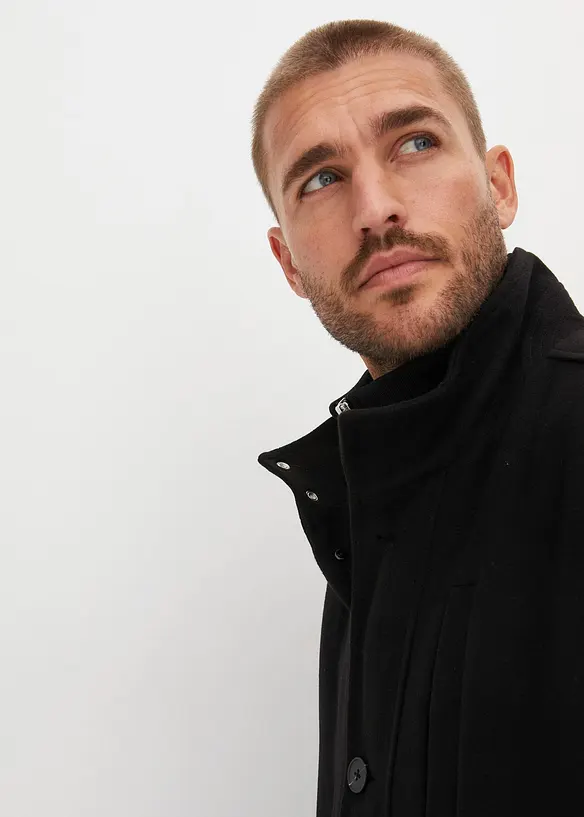 Manteau court avec empiècement coupe-vent, bonprix