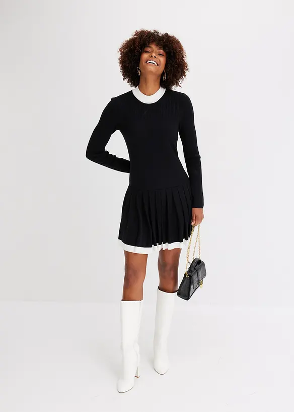 Robe en maille, bonprix