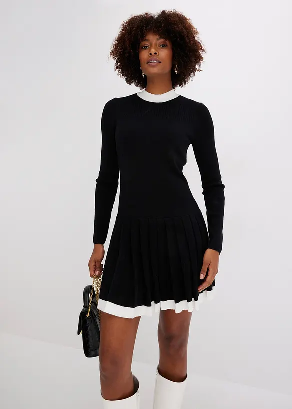 Robe en maille, bonprix