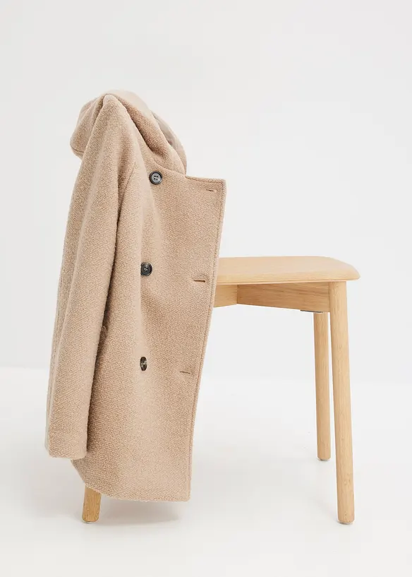 Caban en maille bouclette douce, bonprix