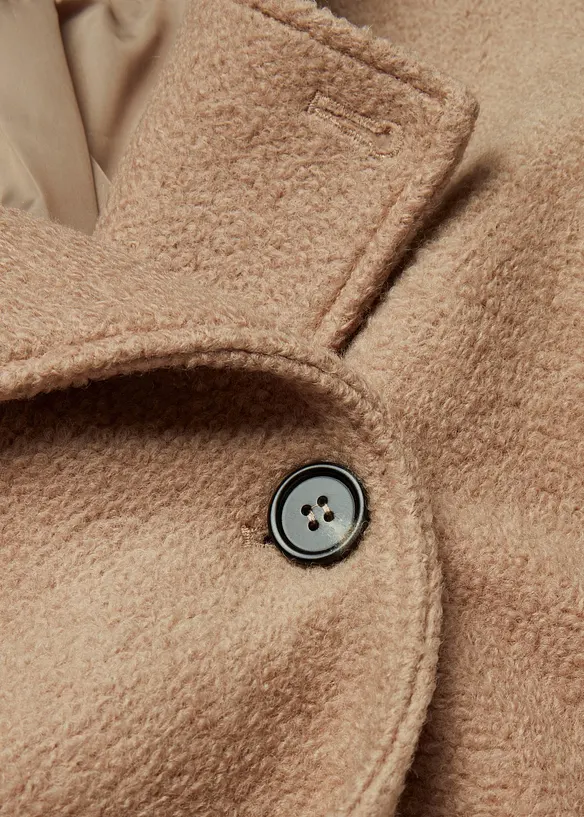 Caban en maille bouclette douce, bonprix