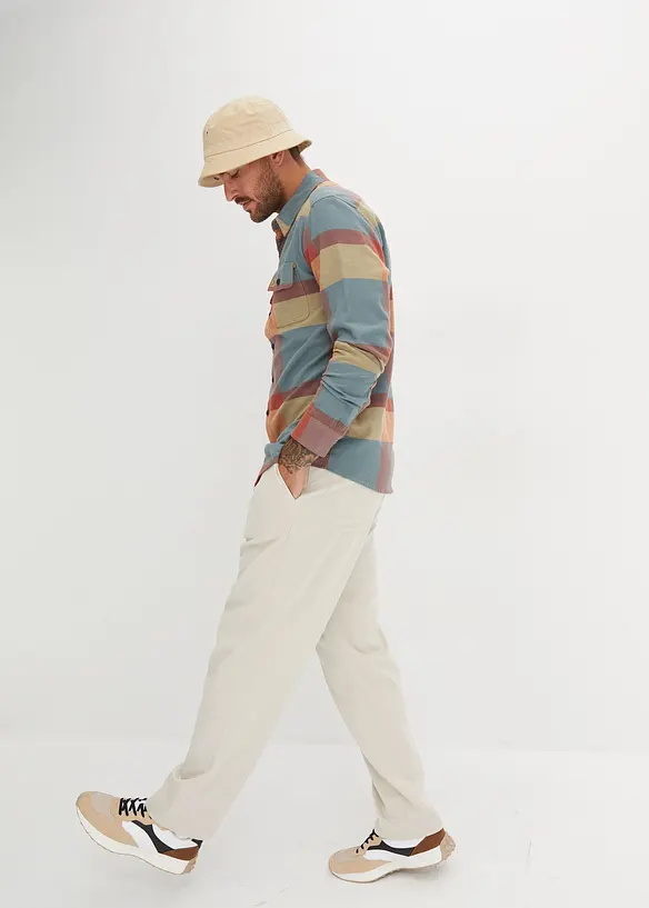 Chemisier en flanelle 100% coton, bonprix