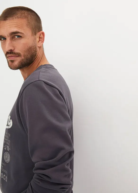 Sweat doux en coton mélangé, bonprix